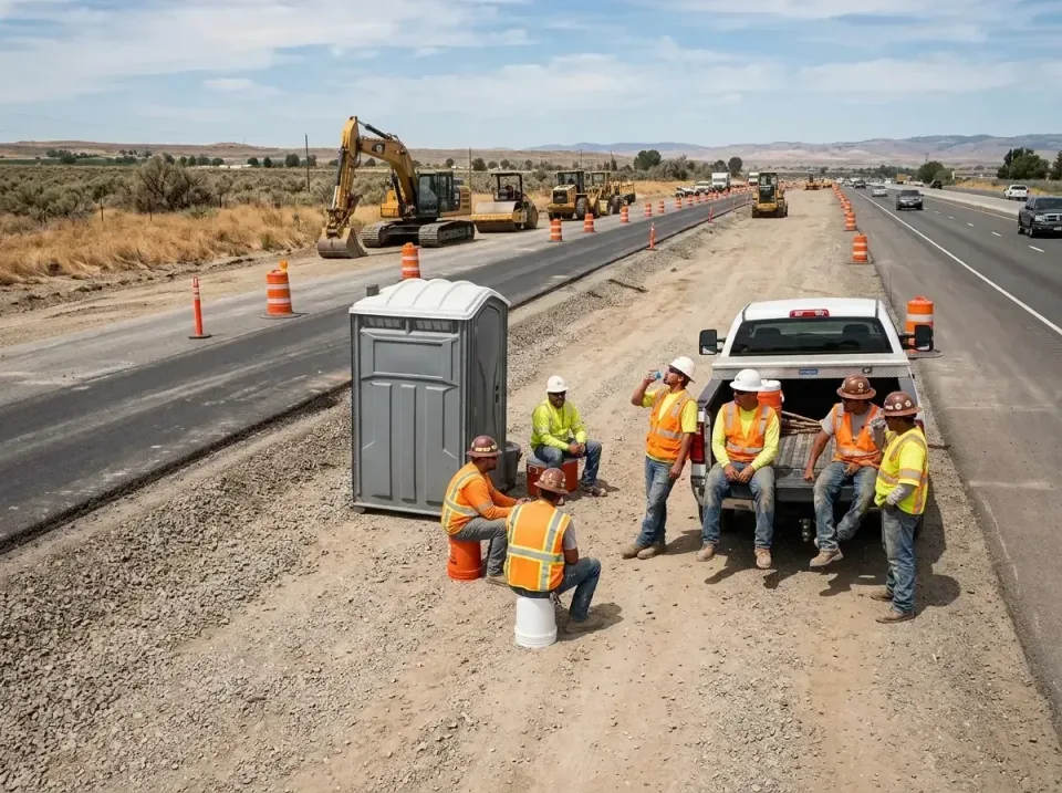 highway-road-construction-crew-007 — frequently asked questions, Porta Potty and Restroom Rentals in Temple, GA